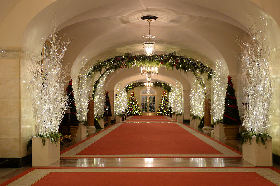 Świąteczne dekoracje w Białym Domu w 2014 r.