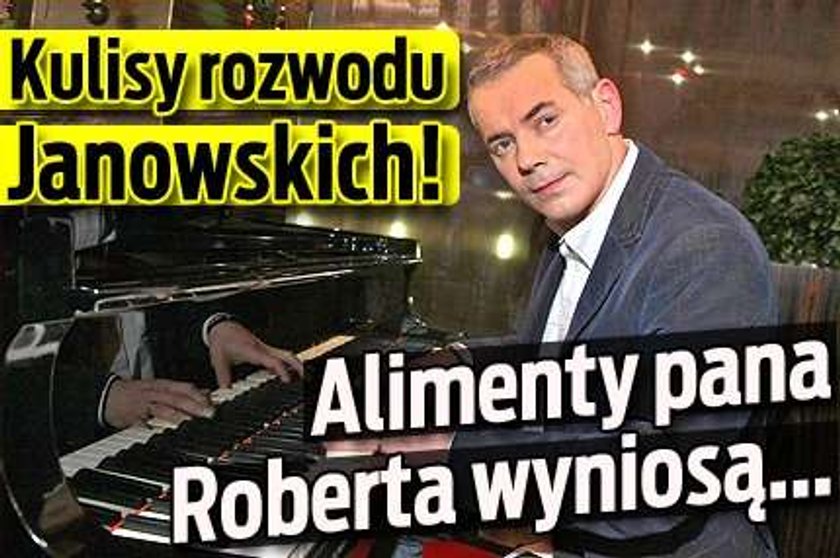 Kulisy rozwodu Roberta Janowskiego. Alimenty wyniosą...