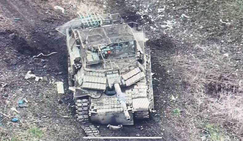 Zniszczony w pobliżu rosyjskiej granicy Abrams