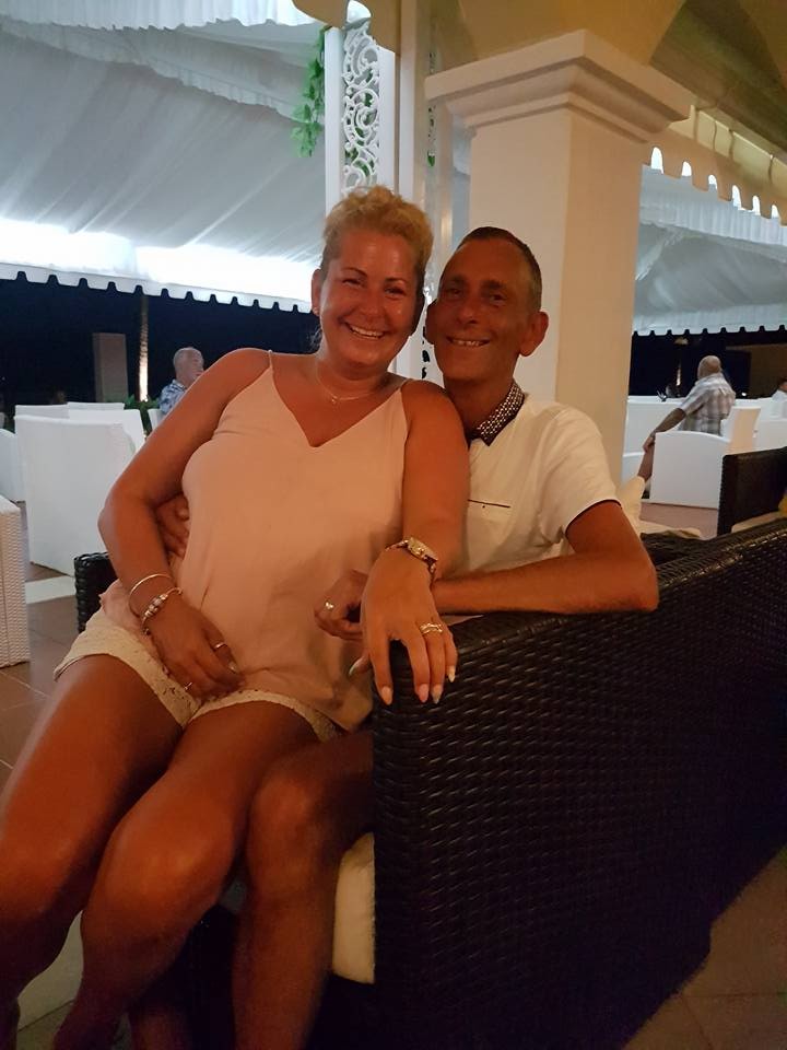 Andy Morrall s manželkou Yvonne.