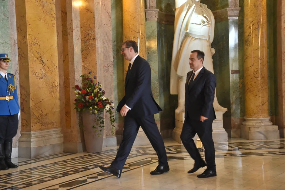 Aleksandar Vučić i Ivica Dačić