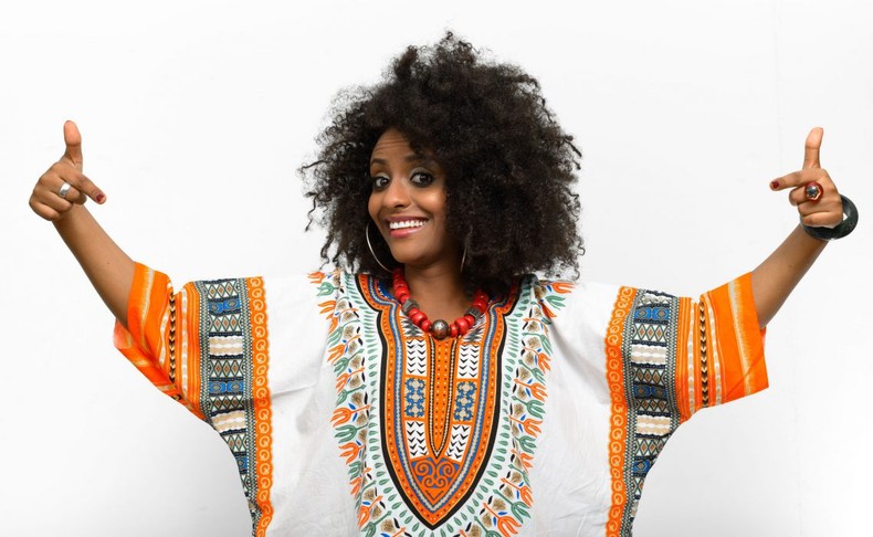 Happy woman (African Liberty)