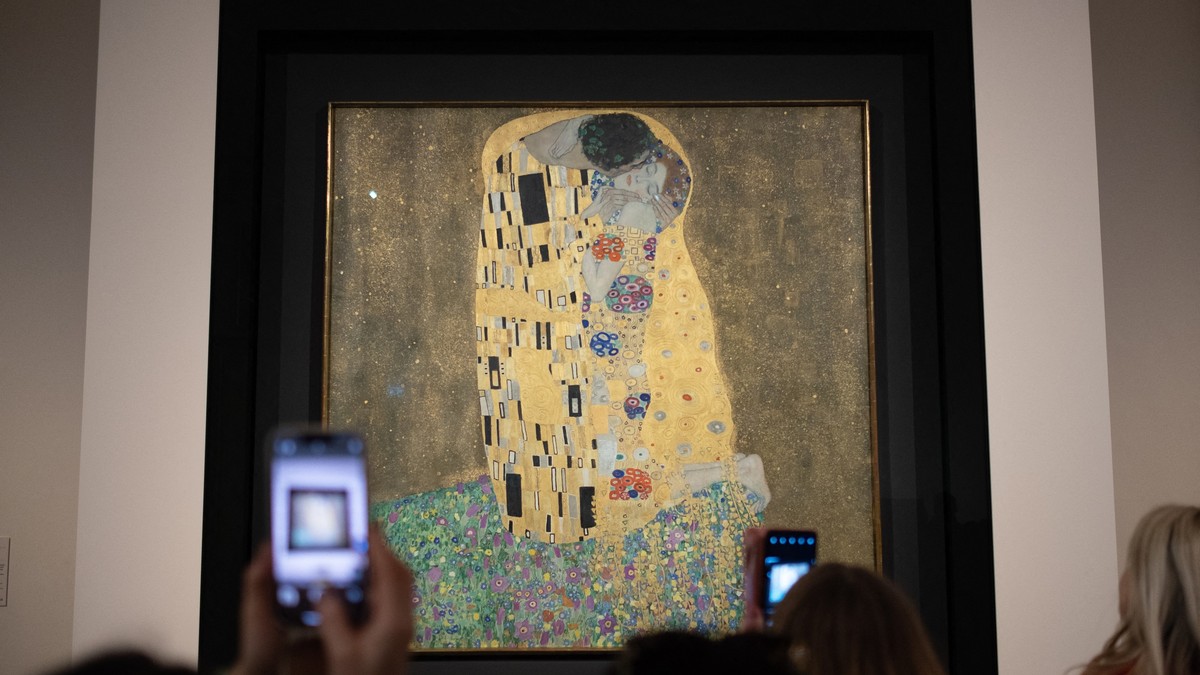 Gustav Klimt, "Poljubac"