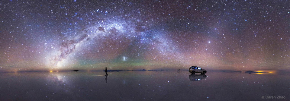 V miejsce w kategorii "Piękno nocnego nieba" - Caren Zhao, "Strolls in the Star River" (pol. Spacer w Gwiezdnej Rzece)