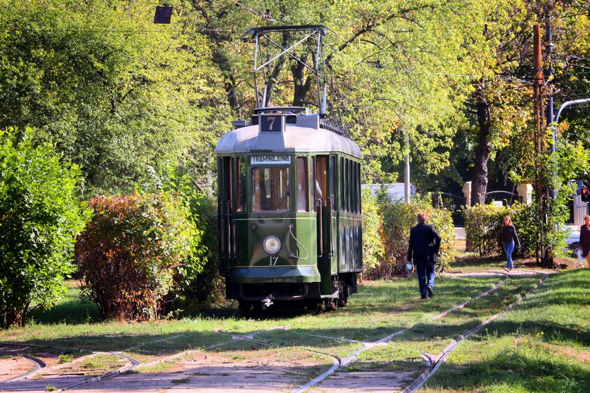 Zabytkowy tramwaj w discovery