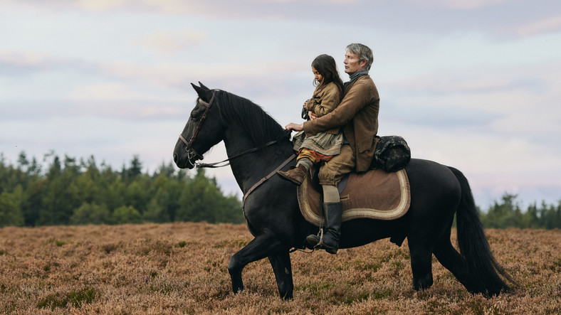 Mads Mikkelsen na planie filmu "Bękart"