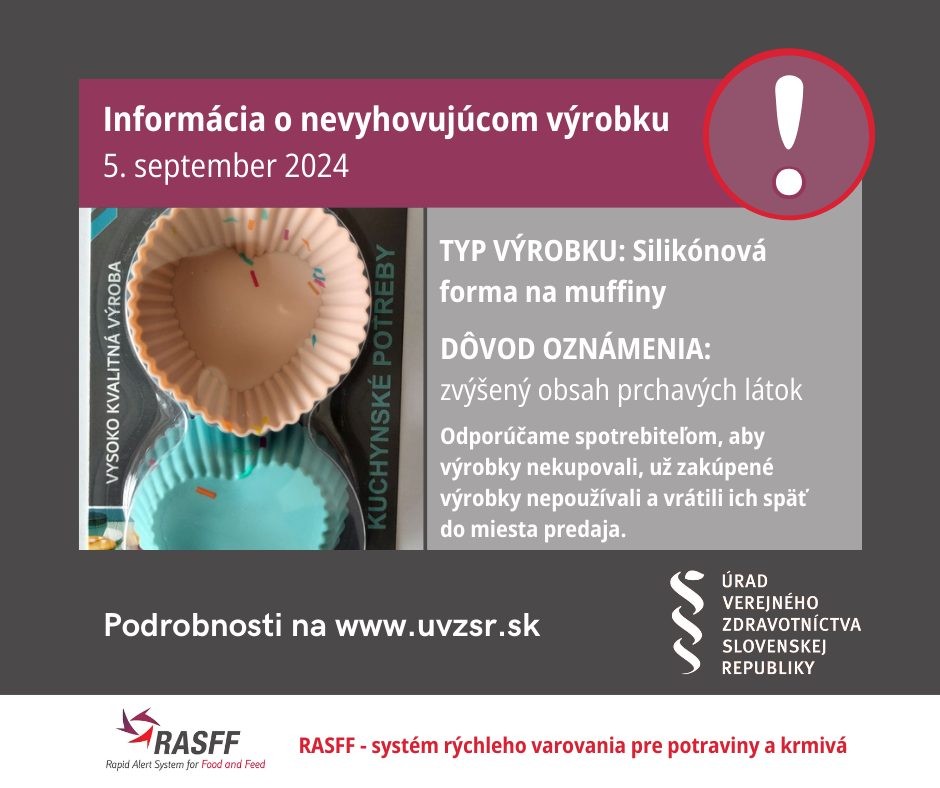 Silikónová forma na muffiny.