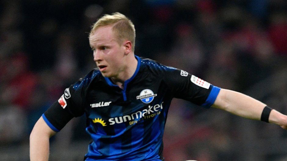 Dennis Jastrzembski w barwach Paderborn (luty 2020)