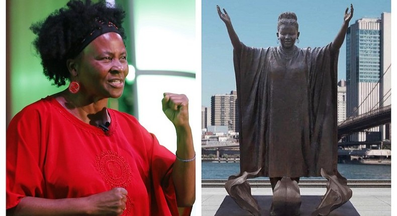 Trent gets a bronze statue erected in New York for being one of the 10 most inspiring women in the world (face2faceafrica)