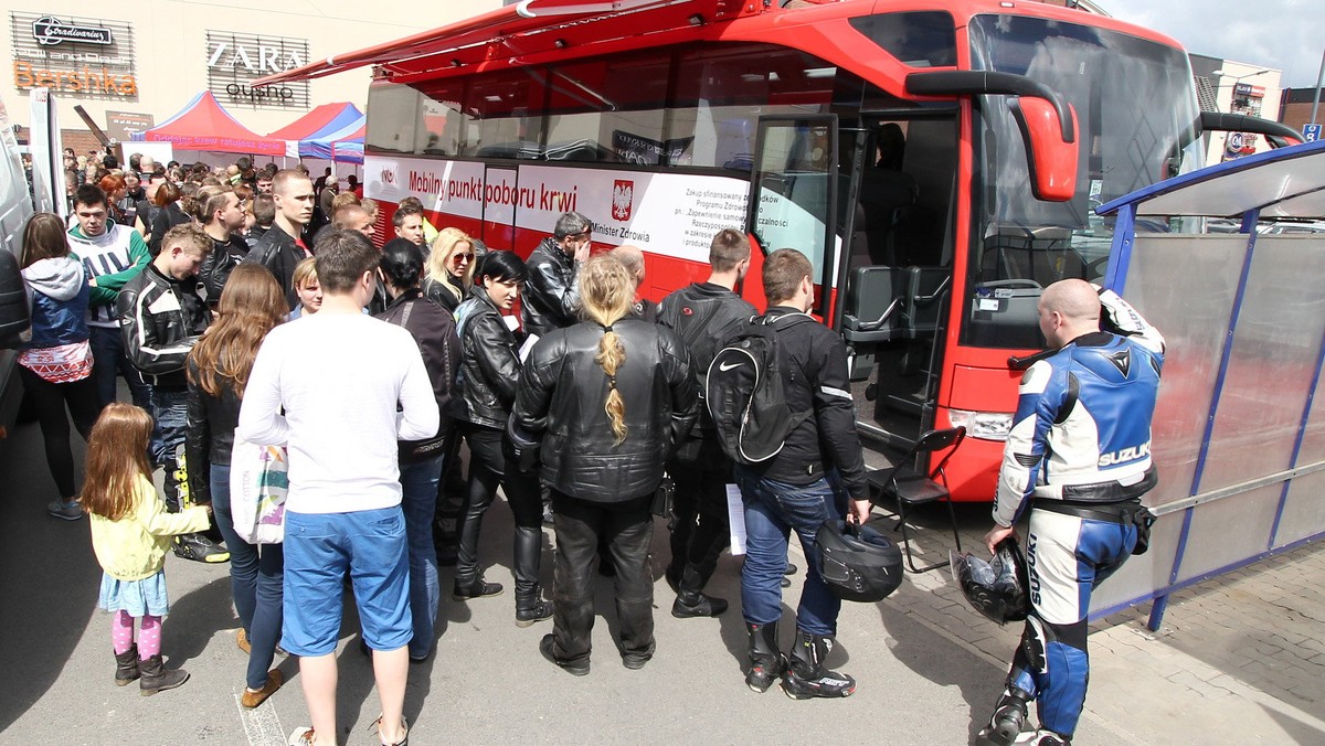 W sobotę (25 kwietnia) na parkingu przed Magnolią odbędzie się zbiórka krwi pod hasłem "Motokropla". Akcję na rzecz ofiar wypadków drogowych kilka lat temu zapoczątkowali motocykliści.