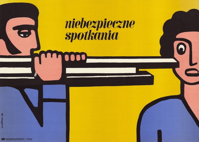 Plakaty z wystawy 'Po pierwsze bezpieczeństwo'