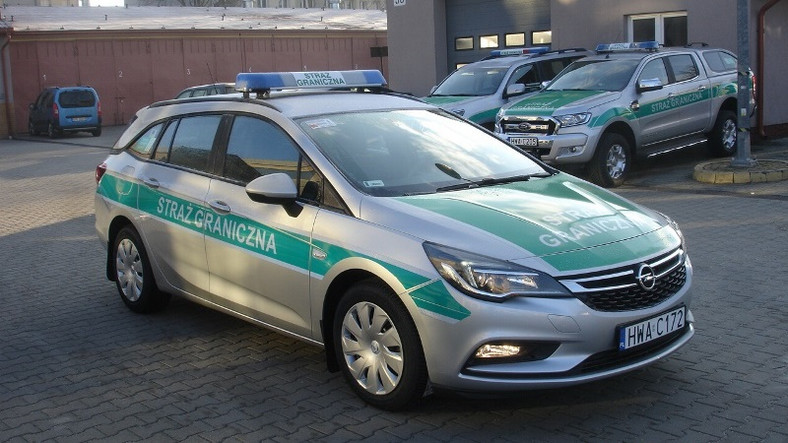 Opel Astra Straży Granicznej