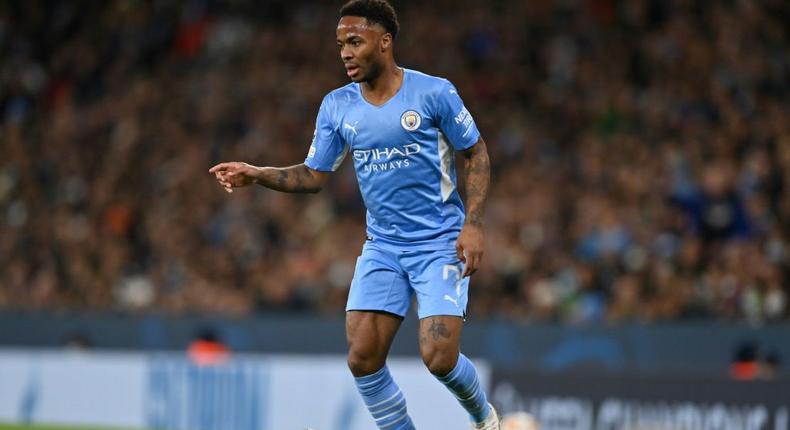 Manchester City forward Raheem Sterling Creator: Paul ELLIS