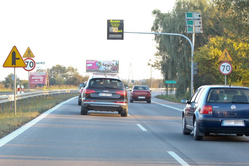 Samochód służbowy Ewy Kopacz, premier i była marszałek Sejmu