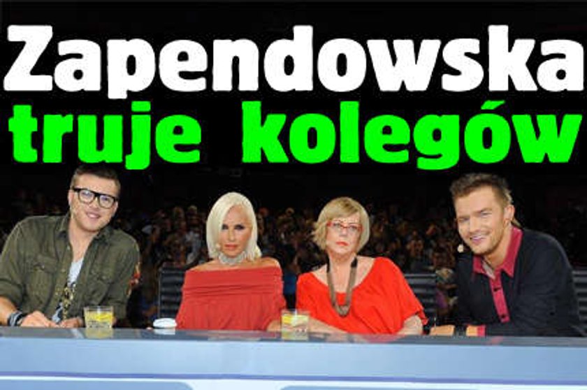 Zapendowska truje kolegów 