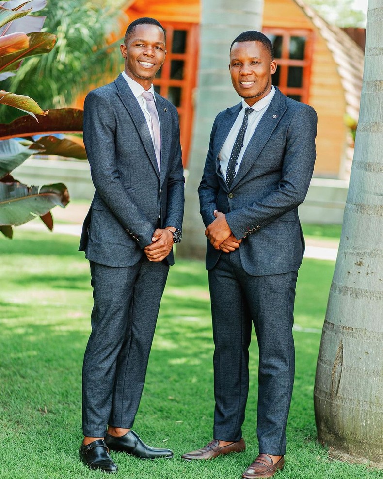 Japheth Zabron and his late brother Marco Joseph