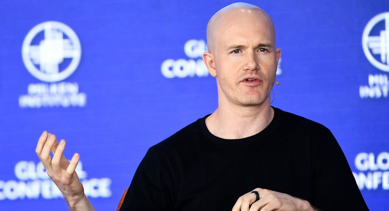 Coinbase CEO Brian Armstrong.Patrick T. Fallon / Getty Images