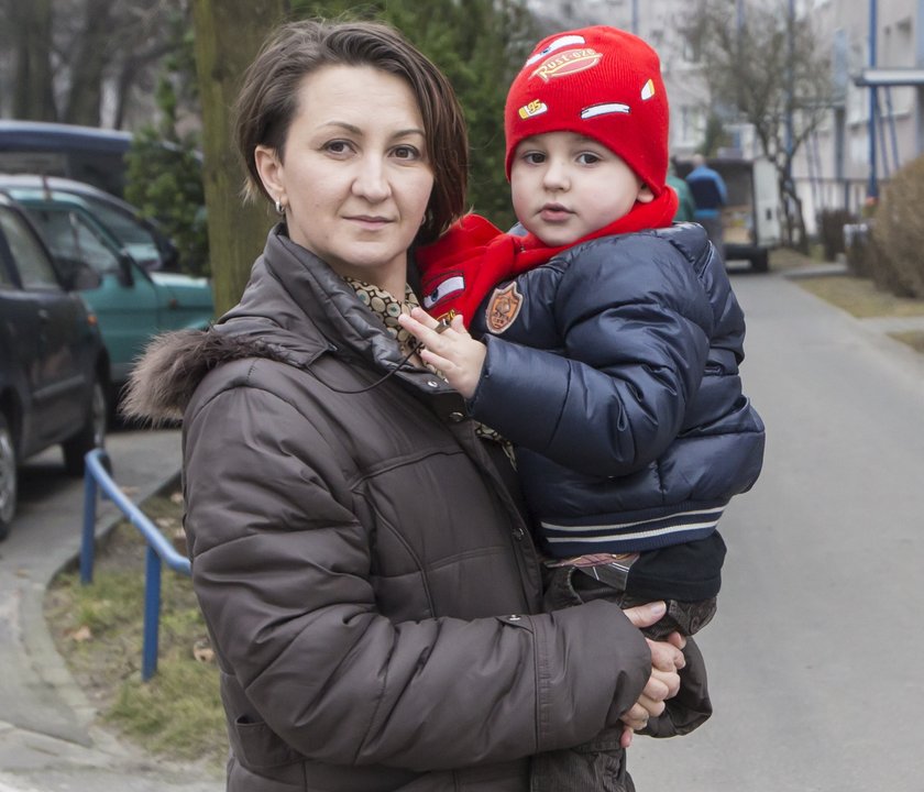 Katarzyna Wasielewska (38 l.) z synem Mateuszem (3 l.)