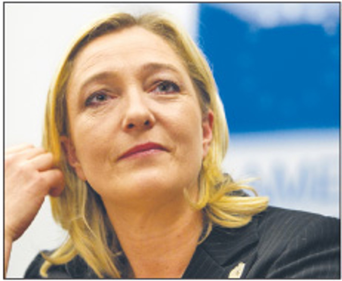 Marine Le Pen, przywódczyni Frontu Narodowego, najpoważniejsza spośród kandydatów na urząd prezydenta Francji Fot. AP
