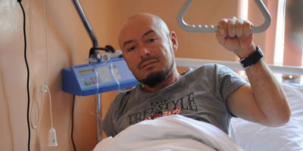 Tomasz Jacyków leży w szpitalu w Zakopanem. Tomasz Jacyków miał złamanie z przemieszczeniem