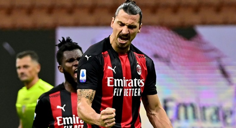 AC Milan forward Zlatan Ibrahimovic has scored six goals in three league games this season