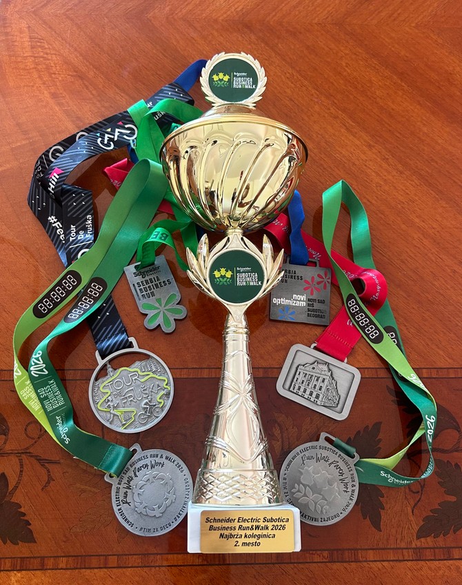 Pehar sa SEBR u Subotici i trkačke medalje