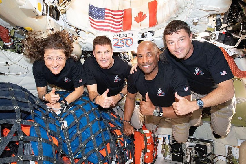 Članovi Artemis Dva posade s leva na desno - Kristina Koh, Džeremi Hansen, Viktor Glover i Rid Vajsman | Foto: NASA