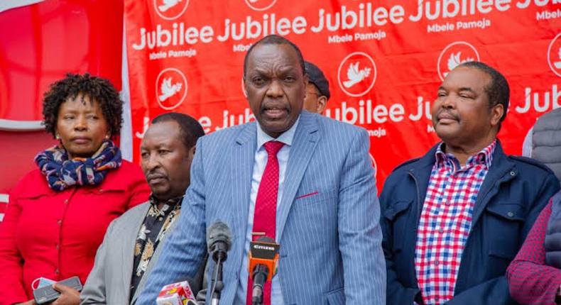 Jubilee party secretary  Jeremiah Kioni