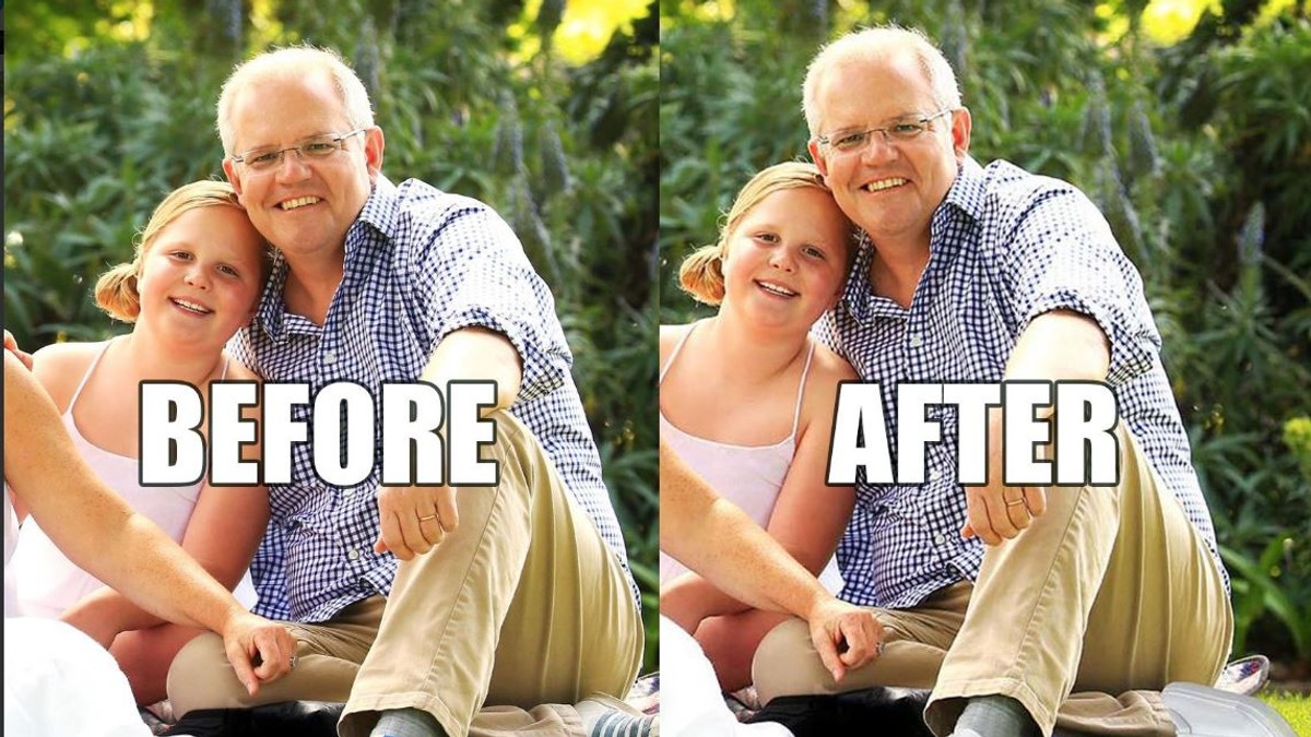 Skot Morison, fotošop