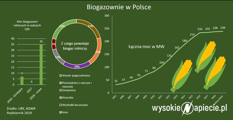 Biogazownie w Polsce