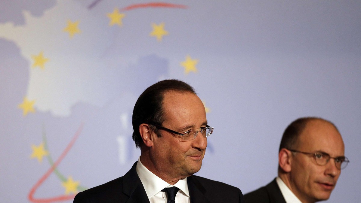 Francois Hollande Enrico Letta