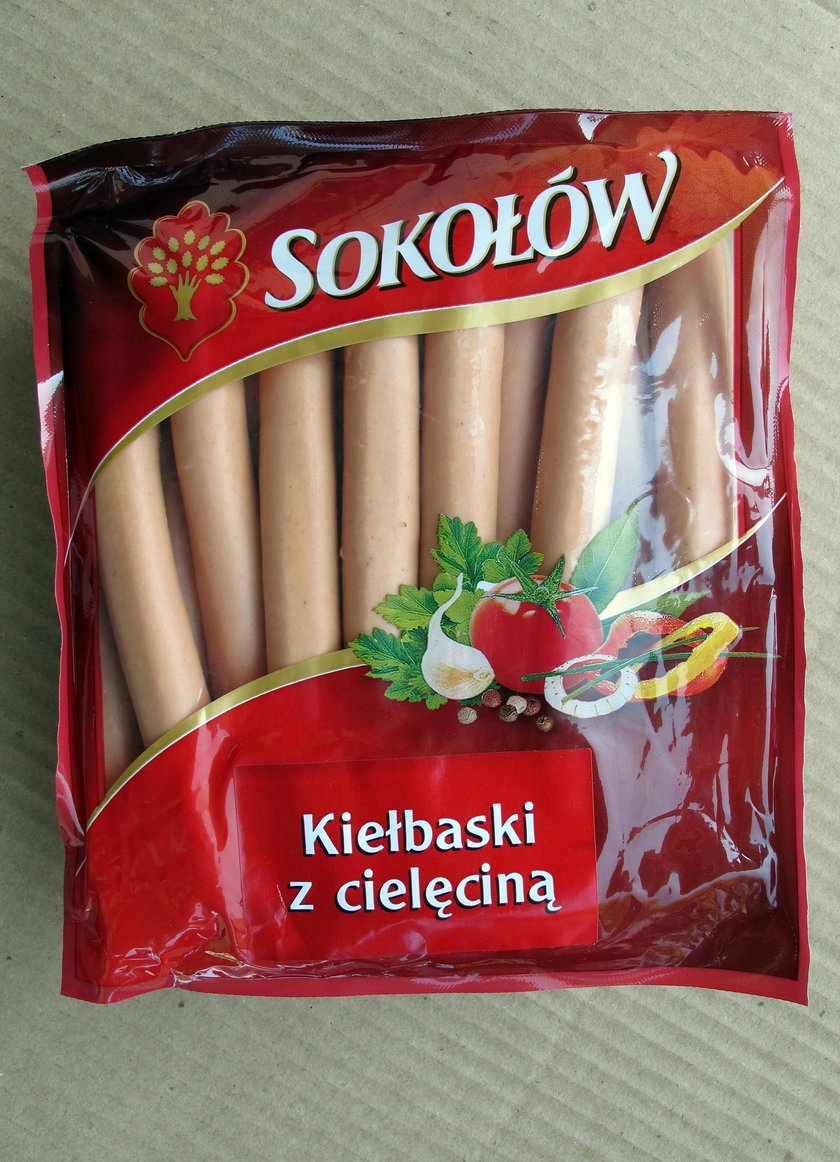 Parówki marki Sokołów