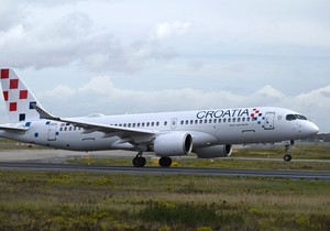 Ilustracija: Avion "Croatia Airlines"