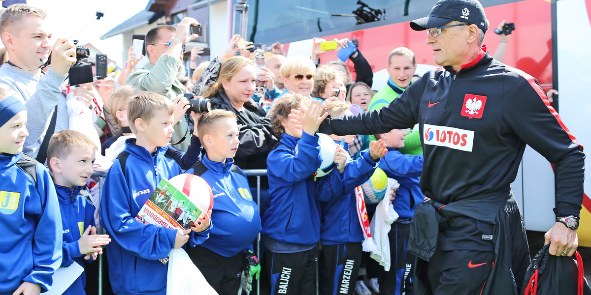 Pierwszy trening Polaków w Jastarni