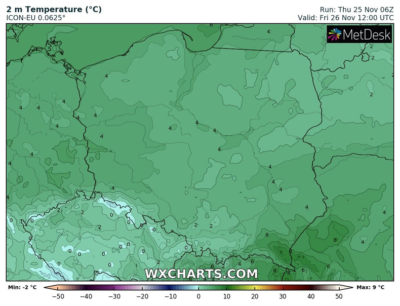 Najcieplej będzie na południowym wschodzie