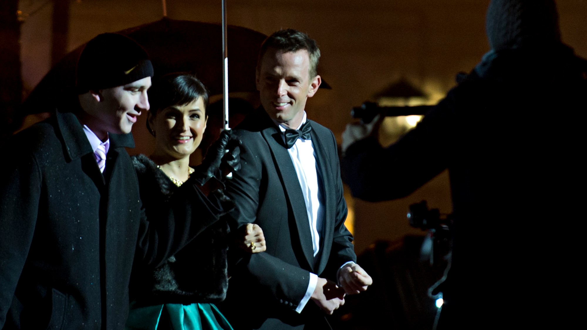 Richard Lintner na zábere so svojou niekdajšou manželkou Dankou, rok 2016