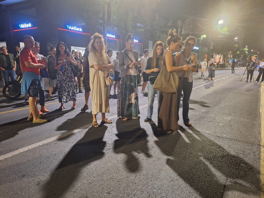 Studenti ispred Predsedništva, Beograd