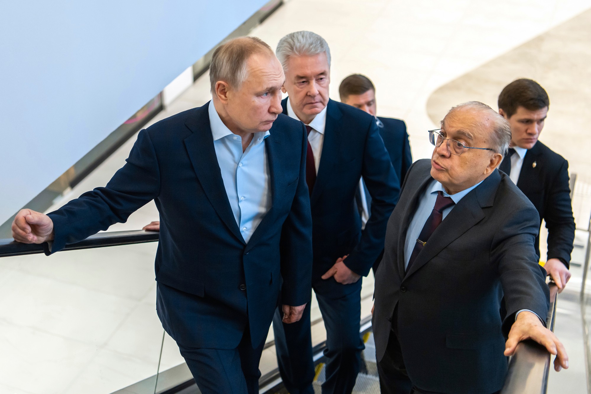 Ruský prezident Vladimir Putin navštívil Lomonosovovo výskumné centrum Moskovskej štátnej univerzity.