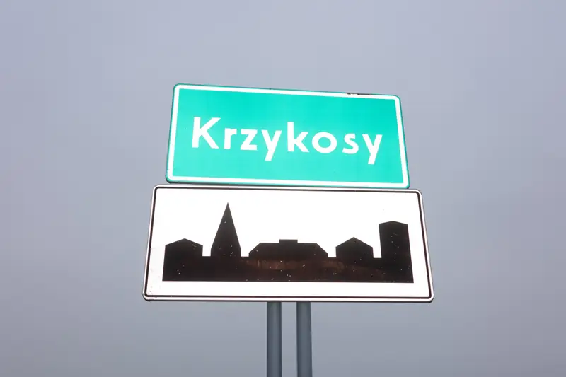 Wjeżdżamy do Krzykosów