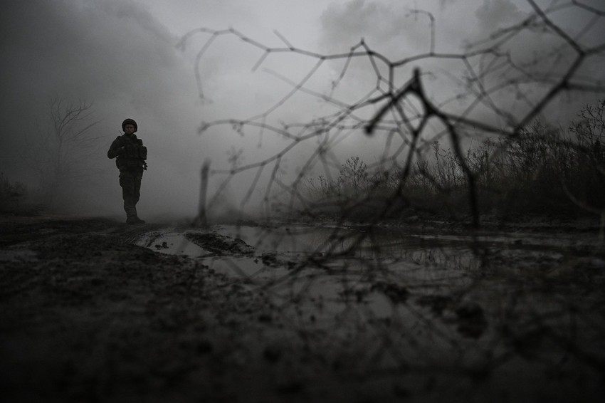 Ukrajinska vojska na poligonu u sektoru Pokrovska 10. novembra