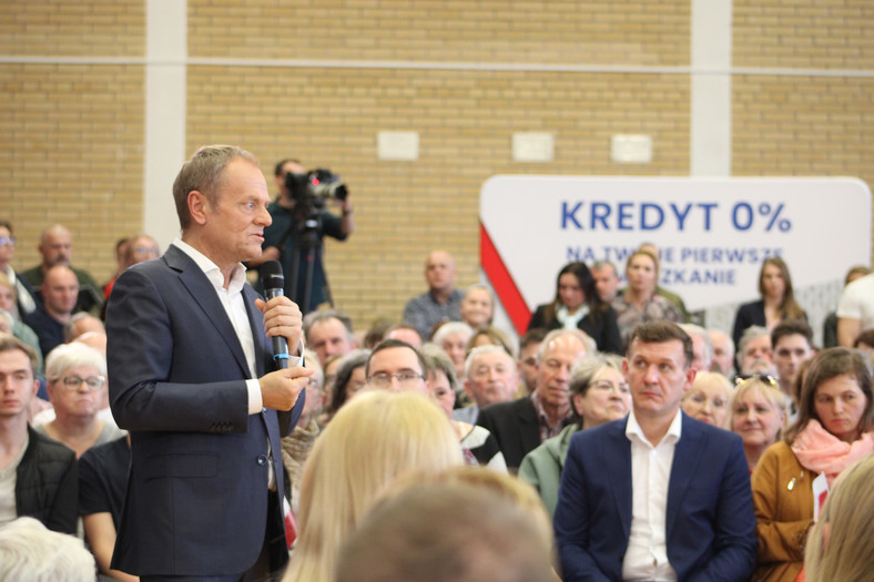 Donald Tusk w Kleosinie