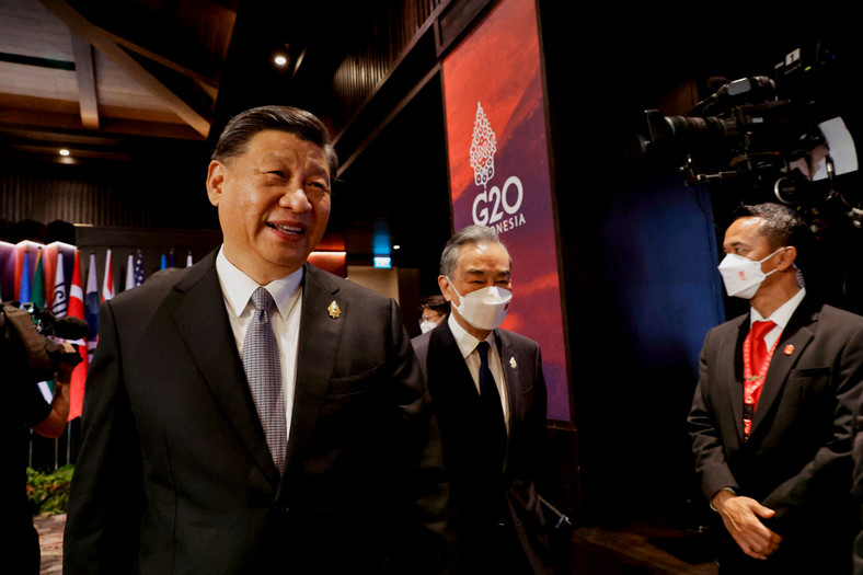 Prezydent Chin Xi Jinping na szczycie G20, Bali, 16 listopada 2022 r. 
