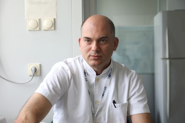 Dr Gordan Blagojević, imunolog Instituta "Torlak"
