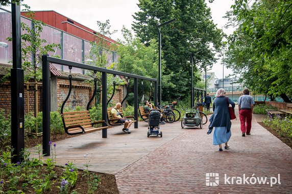 Ogród Kasztanowy już otwarty. To nowy park kieszonkowy w Krakowie