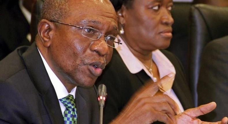 Nigeria's new Central Bank Governor Godwin Emefiele speaks during his first media briefing at the central bank headquarters in Abuja June 5, 2014. 