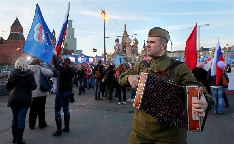 WIELKA UROCZYSTOŚĆ NA PLACU CZERWONYM. PRZEMAWIAŁ WŁADIMIR PUTIN