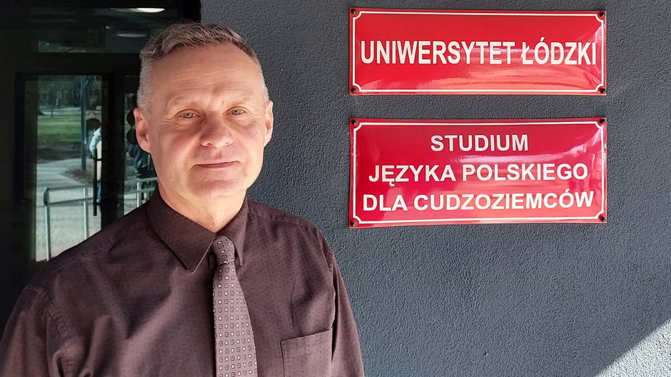 Roman Tarnowski, dyrektor Studium Języka Polskiego dla Cudzoziemców Uniwersytetu Łódzkiego