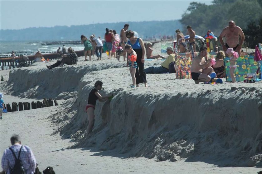 W Kołobrzegu znika plaża! Jak to?