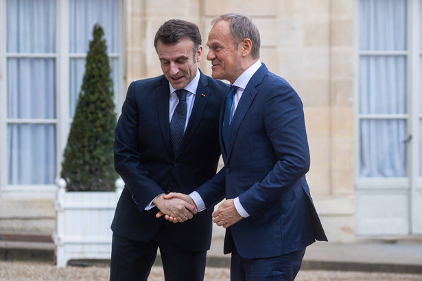 Emmanuel Macron i Donald Tusk