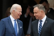 Joe Biden i Andrzej Duda